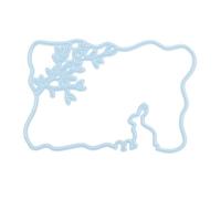 Nellie's Choice Cutting Easter B-12 x 8,2 cm Layered Die-Card Making Supplies-Metal Dies for Scrapbooking, DIY and Paper Crafts, Blue, 120x82mm