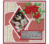 Nellie's Choice Nesting Dies, Diamond Multi Frame Dies, 13.7 x 7.9 cm, 11 Cutting Dies, Card Making Supplies, Metal Craft Dies for Scrapbooking, DIY and Paper Crafts