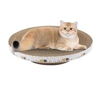 Nello Cat Scratch Mat - High Density Rugged Shell Shaped Cat Scratch Mat for Cats, Scratches Trees for Sleeping Cats on Most Occasions