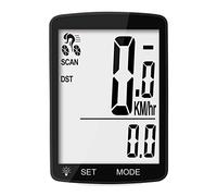 Nellvita NWP-7 Multi Function Wireless Bicycle Cycling Computer Waterproof Bike Speedometer Odometer with 3'' Large LCD Display