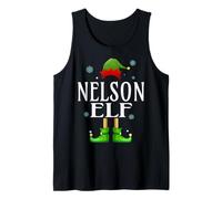 Nelson Elf Xmas Funny Men's Family Matching Christmas Nelson Tank Top