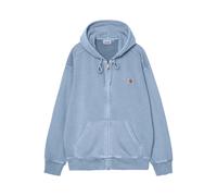 Nelson Hooded Jacket, male, Carhartt Wip, Zip-throughs, Blue, S, Sweatshirts & Hoodies S