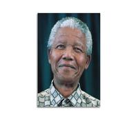 Nelson Mandela Canvas Print Poster Canvas Wall Poster Decoration Painting Art Bedroom Living Room Office Painting Modern Home Decoration Wall Art Picture Print 12 x 18 Inches (30 x 45 cm)