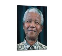 Nelson Mandela Canvas Print Poster Canvas Wall Poster Decoration Painting Art Bedroom Living Room Office Painting Modern Home Decoration Wall Art Picture Print 20 x 30 inches (50 x 75 cm)