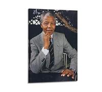 Nelson Mandela Fan Art Poster Canvas Wall Poster Decoration Painting Art Bedroom Living Room Office Painting Modern Home Decoration Wall Art Picture Print 12 x 18 inches (30 x 45 cm)