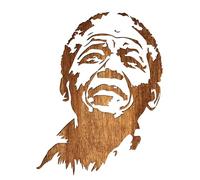 Nelson Mandela Mylar Plastic Stencil 22 x 22 cm