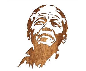 Nelson Mandela Mylar Plastic Stencil 22 x 22 cm