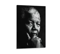 Nelson Mandela Print Poster Canvas Wall Poster Decoration Painting Art Bedroom Living Room Office Painting Modern Home Decoration Wall Art Picture Print 08 x 12 inches (20 x 30 cm)