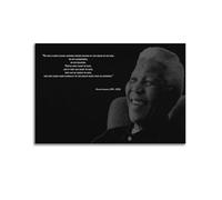 Nelson Mandela Quote Wall Art Poster Canvas Wall Poster Decoration Painting Art Bedroom Living Room Office Painting Modern Home Decoration Wall Art Picture Print 24 x 36 inches (60 x 90 cm)