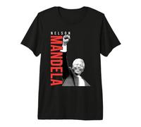 Nelson Mandela Raised Right Hand Fist Clenched Mandela Day Premium T-Shirt