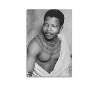 Nelson Mandela Youth Canvas Print Poster Canvas Wall Poster Decoration Painting Art Bedroom Living Room Office Painting Modern Home Decoration Wall Art Picture Print 24 x 36 inches (60 x 90 cm)