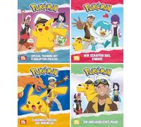 Nelson Mini-Bücher: 4er Pokémon: Pikachu 9-12: 4 Vorlesegeschichten mit Pikachu
