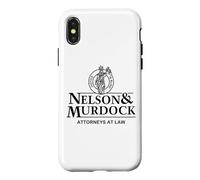 Nelson & Murdock Attorneys at Law Justice is Blind Black Ink Case for iPhone X/XS