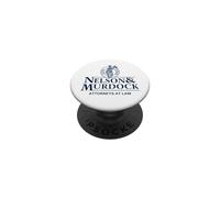Nelson & Murdock Attorneys at Law Justice is Blind Navy Ink PopSockets Adhesive PopGrip