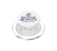 Nelson & Murdock Attorneys at Law Justice is Blind Navy Ink PopSockets PopGrip for MagSafe
