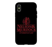 Nelson & Murdock Attorneys at Law Justice is Blind Red Ink Case for iPhone X/XS