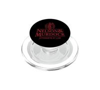 Nelson & Murdock Attorneys at Law Justice is Blind Red Ink PopSockets PopGrip for MagSafe