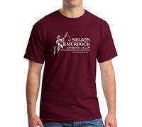 Nelson & Murdock T-Shirt - Attorneys at Law - Hell's Kitchen New York, Wine, S