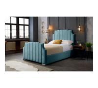 Nelson Plush Velvet Duck Egg Bed Frame