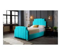 Nelson Plush Velvet Teal Bed Frame