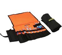 Nelson Rigg Custom Tourer Motorcycle Tool Roll Black Orange
