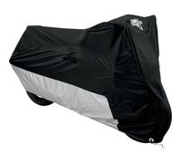 Nelson Rigg Deluxe All-Season Motorcycle Cover Black / Silver - L