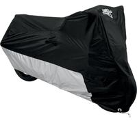 Nelson Rigg Deluxe All-Season Motorcycle Cover Black / Silver - L