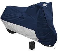 Nelson-Rigg Deluxe Motorcycle Cover, Weather Protection, UV, Air Vents, Heat Shield, Windshield Liner, Compression Bag, Grommets, Large fits Sport Bikes and Small/Medium Cruisers
