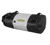 Nelson-Rigg Hurricane Waterproof Dry Roll Bag 10L, Roll Top, Includes Straps to Attach to Vehicle, air Purge Valve Black/Gray