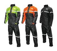 Nelson-Rigg Stormrider Rain Suit (Black/High Visibility Yellow, Large)