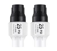 Nelsonerty 2 Pack 25Psi Drip Irrigation Pressure Regulator Kit, Water Backflow Preventer for 3/4Inch Garden/Faucet Hose