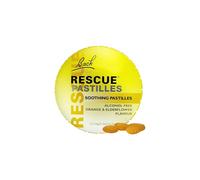 Nelsons Rescue Remedy Pastilles, Orange and Elderflower Flavour, Emotional Wellness and Balance, Easy To Use Format 50 gr