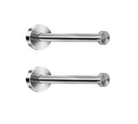 NELXULAS Brushed Stainless Steel Bath Towel Robe Hooks Single Super Heavy Duty Wall Mount Hook, Coat Hook, Fit for Bedroom,Living Room, Bathroom and Fitting Room, Office (6", 2 PCS)