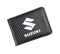 nelyouno Car Driver License Card Holder, for Suzuki Swift Jimny Ignis Alto Vitara SX4 S-Cross Multiuse Driver License Sleeve Driver Document Protection Pouch Credit Holder Wallet