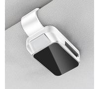 nelyouno Car Sunglasses Holder Clip, for Land Rover Defender Discovery Sport Discovery Range Rove Range car Sun Visor Eyeglasses Organizer Glasses Hanger clip Storage Accessories,A