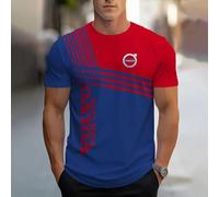 nelyouno Men's T-Shirt, for Volvo Personalized emblem T Shirts Work Shirts Summer Tops Mens Casual Sports Short Sleeve,E-2XL