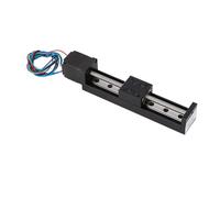 NEMA 11 Stepper Motor Linear Actuator Slide 100mm Travel Mini Linear Rail Guide T6x1 Screw for CNC 3D Printer XYZ Axis Stage Linear Motion System