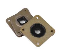 NEMA 17 Motor Vibration Damper, Stepper Motor Shock Absorber, Anti Vibration Dampers for CNC 3D Printer, 5 Pack Rubber Mounts with Metal Face for Quiet Operation