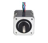 Nema 17 Stepper electronic starter 0.9deg 33Ncm(46.74oz.in) 1.0A 40mm Diameter 5mm Stepper electronic starter 4-lead IDGTTLDF