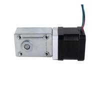 Nema 17 Stepper electronic starter Worm Gear electronic starter Ratio 40:1 2.1Nm 1.68A Square Worm Gearbox for Milling Machine ICXLPMC