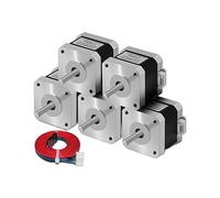 Nema 17 Stepper Motor 5PCS 17HS4401 NEMA17 42 4-Lead 42BYGH 1.5A With Line For 3D Printer And CNC