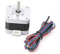Nema 17 Stepper Motor High Torque 320mN.m 1.8 Degree Step Angle Bipolar 2 Phase DC 4.0V 1.2A for 3D Printer CNC Engraving Machine Automation Equipment 34mm Height
