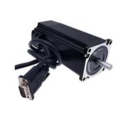 Nema 23 Closed-loop Stepper electronic starter Driver Servo electronic starter 57HBS6401 132mm step electronic starter 3.0NM 1000ppr Hybrid closed loop step electronic starter+line AUOQKQUT(8mm Motor)