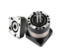 Nema 23 Planetary Gearbox Gear 7-12arcmin Circular Stepper electronic starter Reducer Speed Ratio 3:1/4:1/5:1-100:1 60mm Servo electronic starter Reducer IINKUEYK(Ratio100,8mm input)