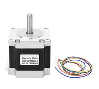 NEMA 23 Stepper Motor High Performance 3D Printer Accessories with 4 Pin Cable 23HS5628 Dual Shaft Diameter Options 6.35mm 8mm for 3D Printers CNC Machines Stage Lighting (Shaft diameter 8mm)