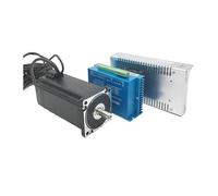 Nema 34 12Nm Closed Loop Stepper electronic starter Driver & 400W 60V DC Power Supply Hybrid Encoder Easy Step Servo Kits DC DSP 86MM electronic starter IINKUEYK