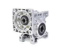 Nema 42 Stepper electronic starter Worm Gearbox NMRVS50 Speed Reducer with 19mm Input Gear Ratio 5:1/10:1/15:1/20:1/30:1/50:1 ICXLPMC(Ratio 15 to 1)