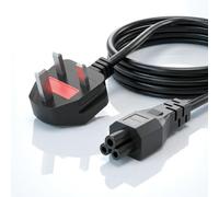 NEMA 5-15P to IEC C5 Power Cord, 3 Prong 18AWG 10A 125V Mickey Mouse Power Cable, Durable Replacement for Lost Laptop Charger, Office Printer, Projector, TV Power Brick, Travel Spare, Home Office Use