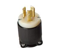 NEMA L6-15 Grounding Locking Plug, 15A 250V AC, 2 Pole 3 Wire, cUL Listed (1)