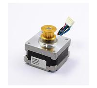 Nema16 39MM Stepper Motor DC 12V-24V 1.8° Angle 2-phase 4-wire Stepping For 3D Printer Engraving Machine Stable Precise Efficient Output(Model B with gear)